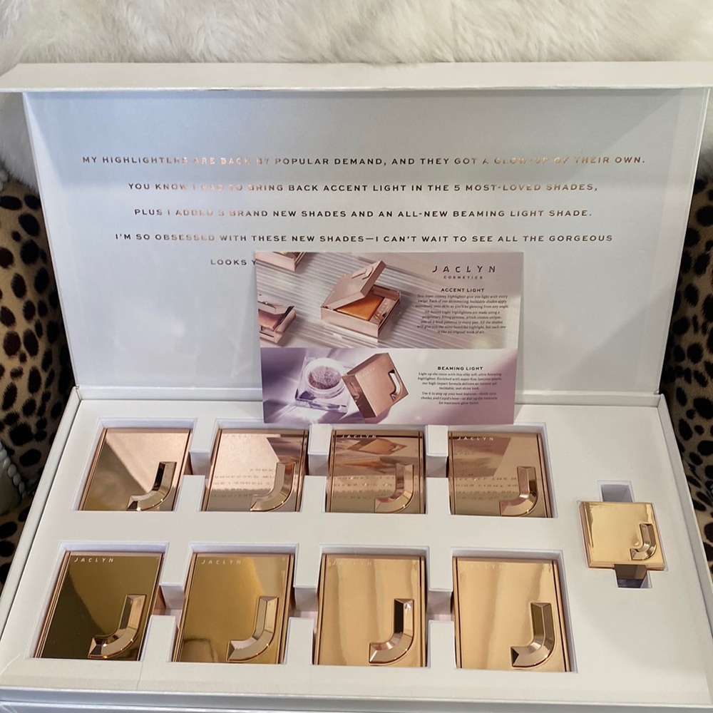 Jaclyn cosmetics highlighter collection